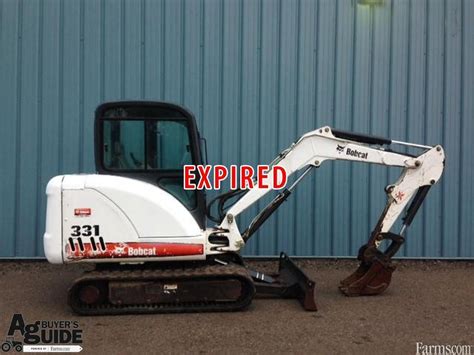 used bobcat mini excavators sale|bobcat 331 for sale craigslist.